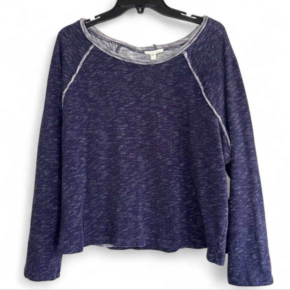 Eileen Fisher Tops - EILEEN FISHER 100% Organic Cotton Pullover Raglan Boxy Crewneck Sweatshirt Sz L